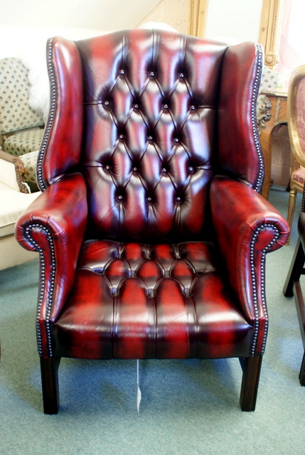 chesterfield library chair