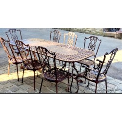 Georgian Style 7ft Table and Chairs