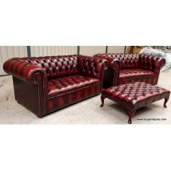 Chesterfield Pair Button Seat