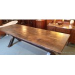 Irish Elm Wood Blacksmith quality Table 