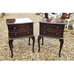 Pair Post Edwardian Bedside Cabs 