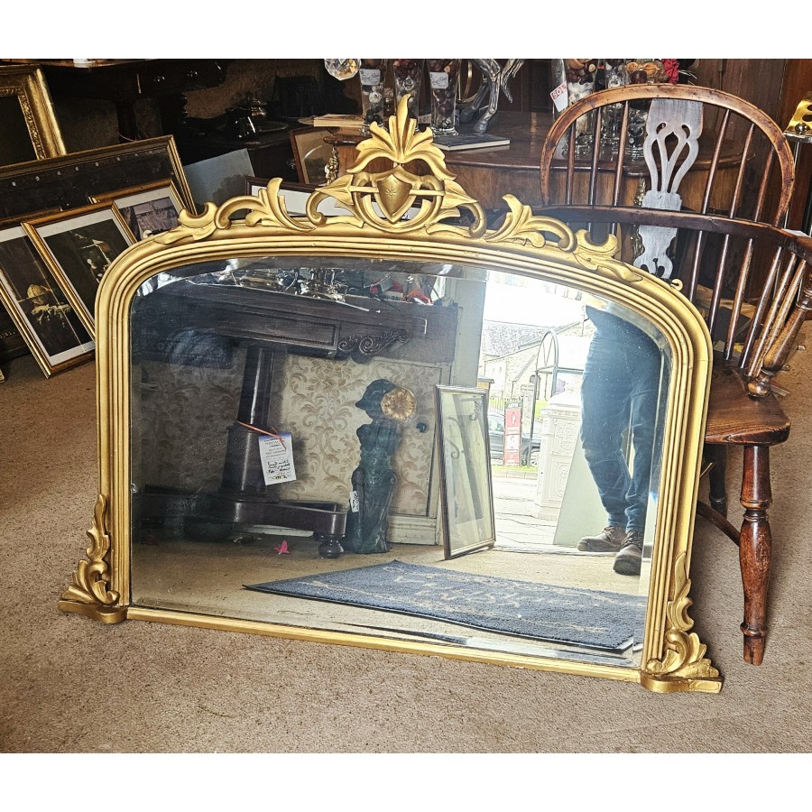 Victorian Giltwood Overmantle