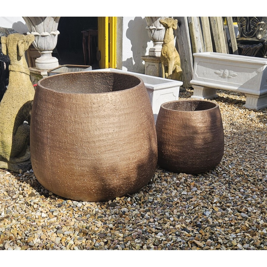 Garden Vase Round x 2