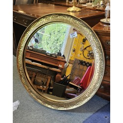 Round Gilt Mirror 90cm