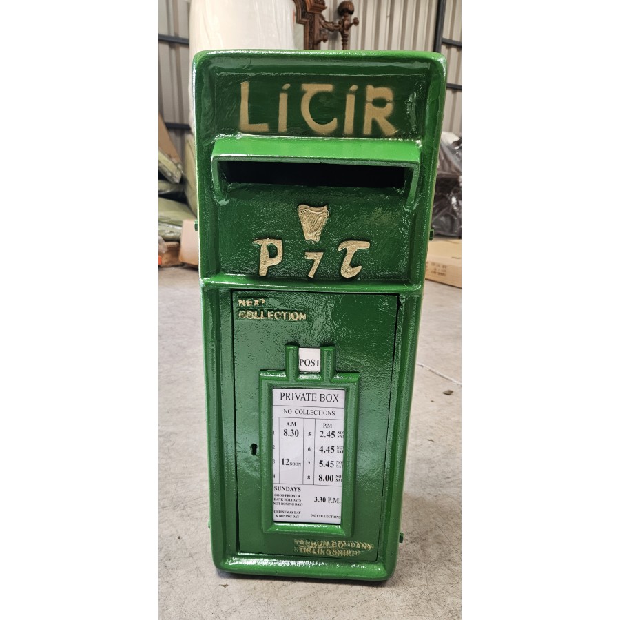 Post Box Irish Litir 2 White