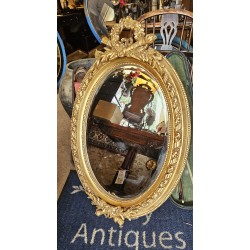 Oval Mirror Giltwood