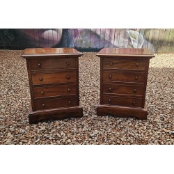 Pair Bedside Cabs 20th C.