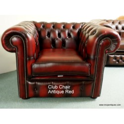 Chesterfield Club Chair Ant Red