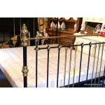 6 ft Brass and Cast Iron Bed SOLD