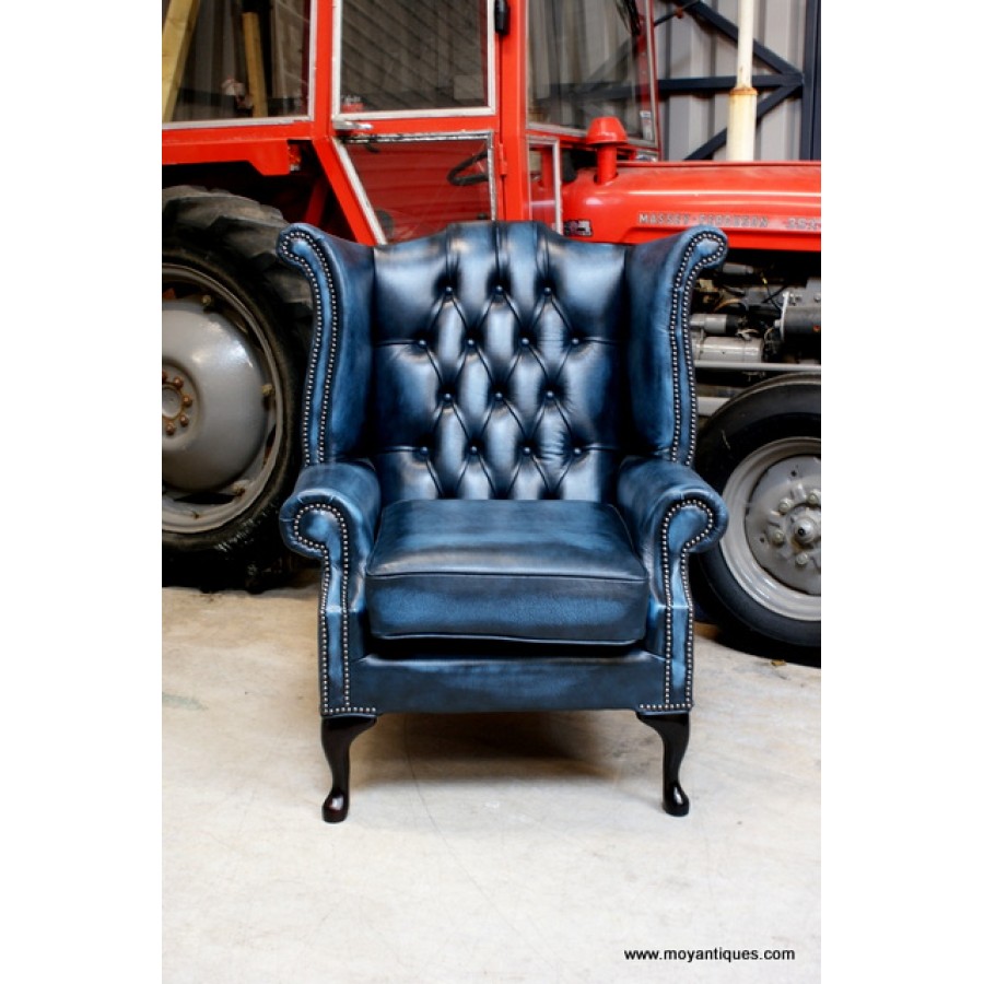 Wing Chair Blue