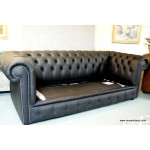 Chesterfield Black Sofa Bed