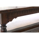 19thC. Figured Elm Refectory TableSOLD