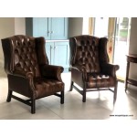 Chesterfield Library Chair Bronze