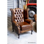 Chesterfield Wing Chair Bronze