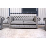 Chesterfield Sofa Suite Grey
