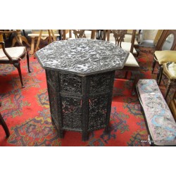 Bernese Carved Folding Table