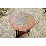 Art Nouveau Pokerwork Table SOLD