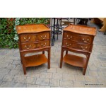 Pair Sofa/End/Bedside Tables