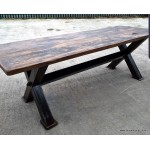Irish Elm Wood Blacksmith quality Table 