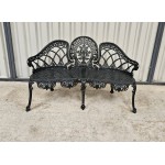 Garden Bench Black