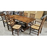 Oak Refectory Table & Chairs
