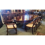 Vict 2 Leaf Dining Table & Chairs SOLD 