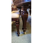 Vict 2 Leaf Dining Table & Chairs SOLD 