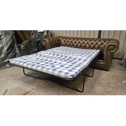 Tobacco 3 seater Sofa Bed