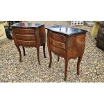 French Bedside Cabinet Pair