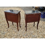 French Bedside Cabinet Pair