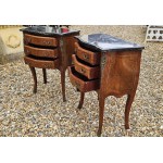 French Bedside Cabinet Pair