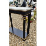 Ebony & Gilt Console
