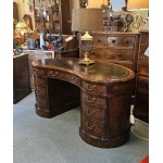 Desk Burr Walnut DEPOSIT TAKEN