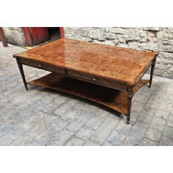 Wine Table Burr Walnut SOLD