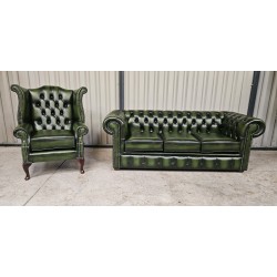Chesterfield Sofa Antique Green