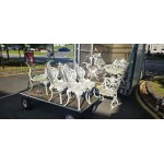 Cast Iron Table and Chairs