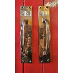 Door Pull Pair Bronze