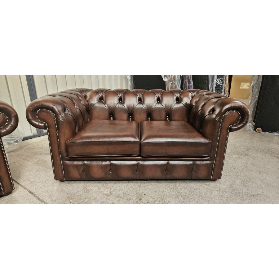 Chesterfield The Tomney 2 seater Ant Brown