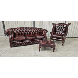 Chesterfield Sofa Roxborough Oxblood