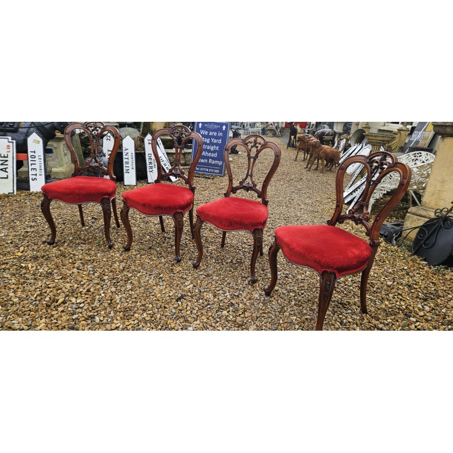 Victorian Walnut Chairs
