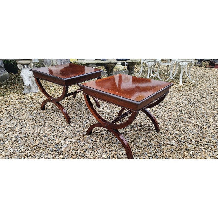 Pair Sofa / End Tables