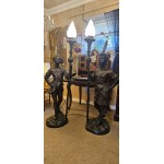 Real Bronze Figure Lamps