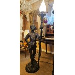 Real Bronze Figure Lamps