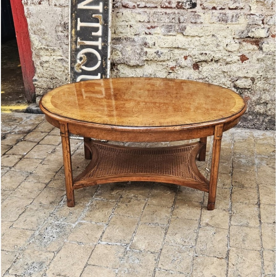 Wine/Coffee Table Burr Walnut