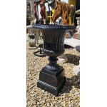 Cast Iron Urns On Base