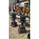 Cast Iron Urns On Base