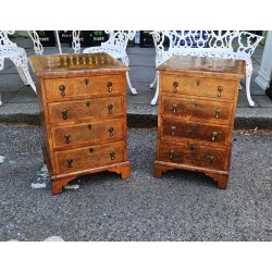 Pair Georgian Bedside Cabinets