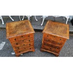Pair Georgian Bedside Cabinets