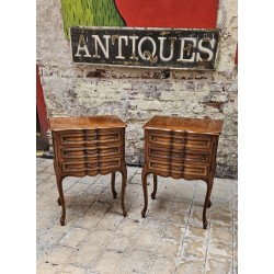 Pair Bedside/End/Sofa Tables 