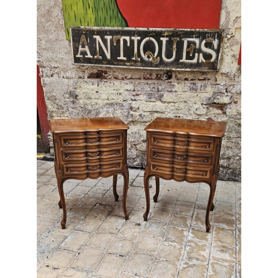 Pair Bedside/End/Sofa Tables 